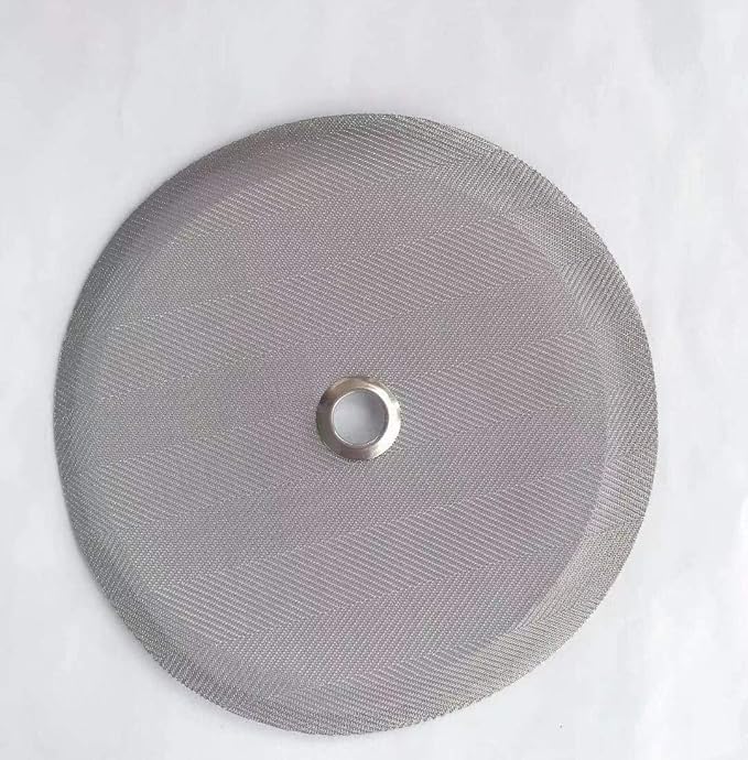 French Press filters 4.5 inch for 50 Oz/1.5 Liter/12cups coffee press, 4 pack french press screen replacement filter with metal center ring