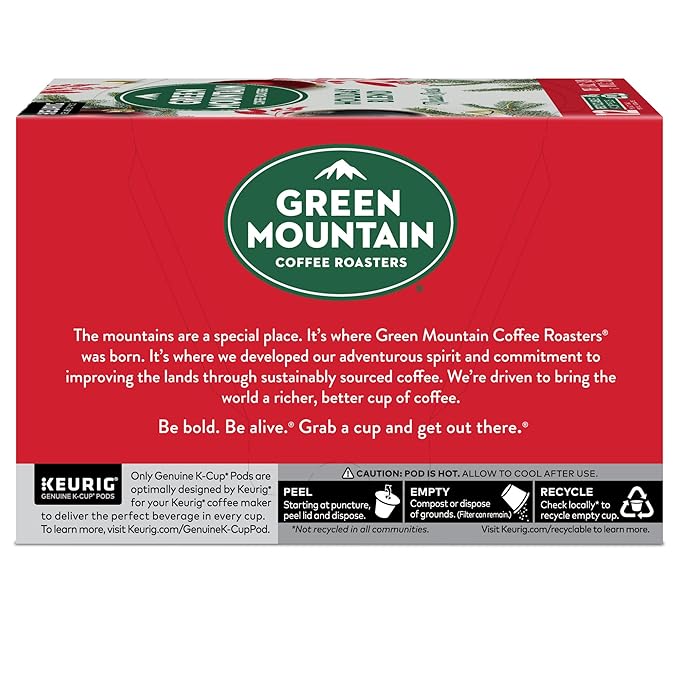 Green Mountain Coffee Roasters K-Cups, Holiday Blend, 12 Count