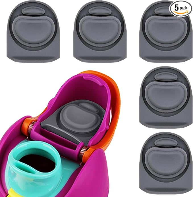 5pcs Replacement Stopper Seal Compatible with Owala FreeSip 24oz 32oz,Water Bottle Lid Insert Cap Rubber Seal Parts for Owala 16/19/24/32/40oz Spout Gasket Mouth piece Accessories F1