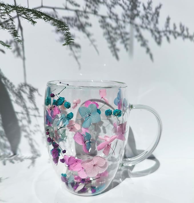 Double Walled Coffee Mugs Glass Cups Wedding Anniversary Registry Gifts for Women Bridesmaid Engagement Gifts for Couples 2025