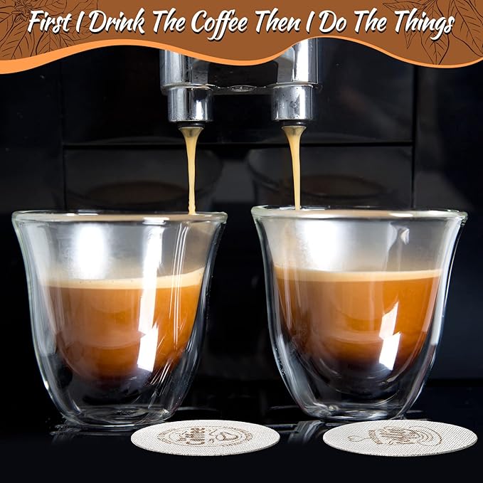 Yaomiao 2 Pieces 51mm Espresso Puck Screen, 1.7mm Thickness 150 Micrometre Reusable Barista Espresso Screen Stainless Steel Coffee Filter Mesh Plate for Bottomless Portafilter Filter Basket