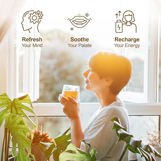 Jemutecha Organic White Tea 15 Tea Bags, 100% Pure Handpicked Award-Winning Tea, Clean & Smooth Taste, Caffeinated, Non-GMO, Premium Taiwanese Asian Tea, Rich in Theanine for Everyday Wellness