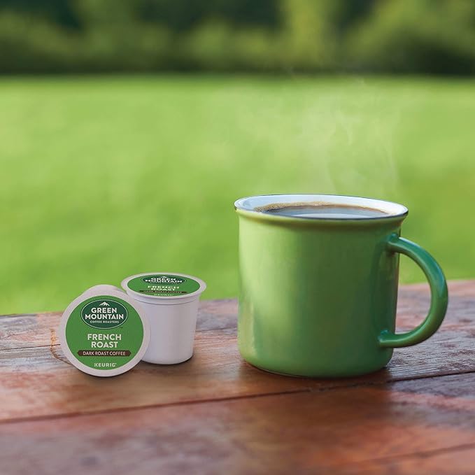 Green Mountain Coffee Roasters French Roast Keurig K-Cup Pods, Dark Roast Coffee, 96 Count