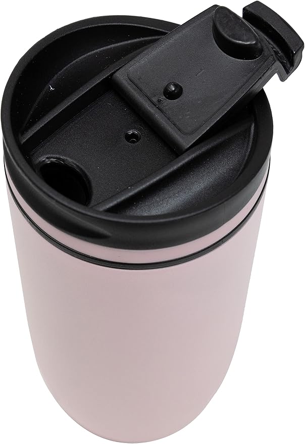 MIRA 16 oz Travel Coffee Mug - Insulated Stainless Steel Tumbler with Screw Lid - Taffy Pink