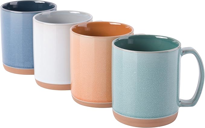 Mr. Coffee Dorsey 4-Piece Colors may vary 17.5 OZ Mug Set