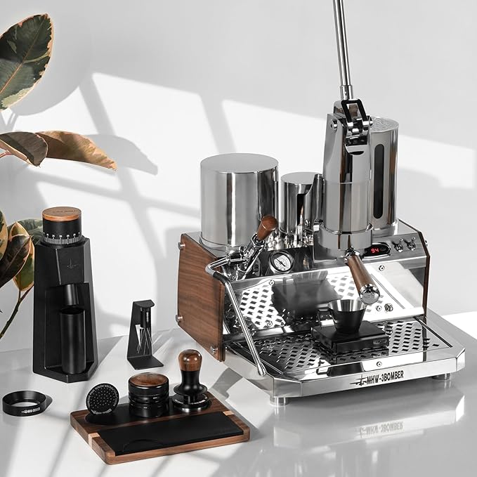 MHW-3BOMBER Espresso Tamping Station 51-58mm Espresso Accessories Station Tamper Holder Station Detachable Silicone Coffee Tamper Mat TS5151