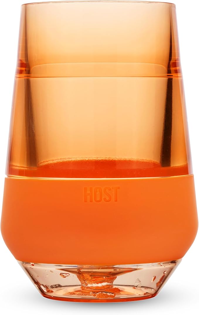 Host Freeze XL Cooling Cup in Double Walled Insulated Freezable Drink Chilling Tumbler with Freezing Gel, 12 Ounces - Set of 4 Vivid Tinted