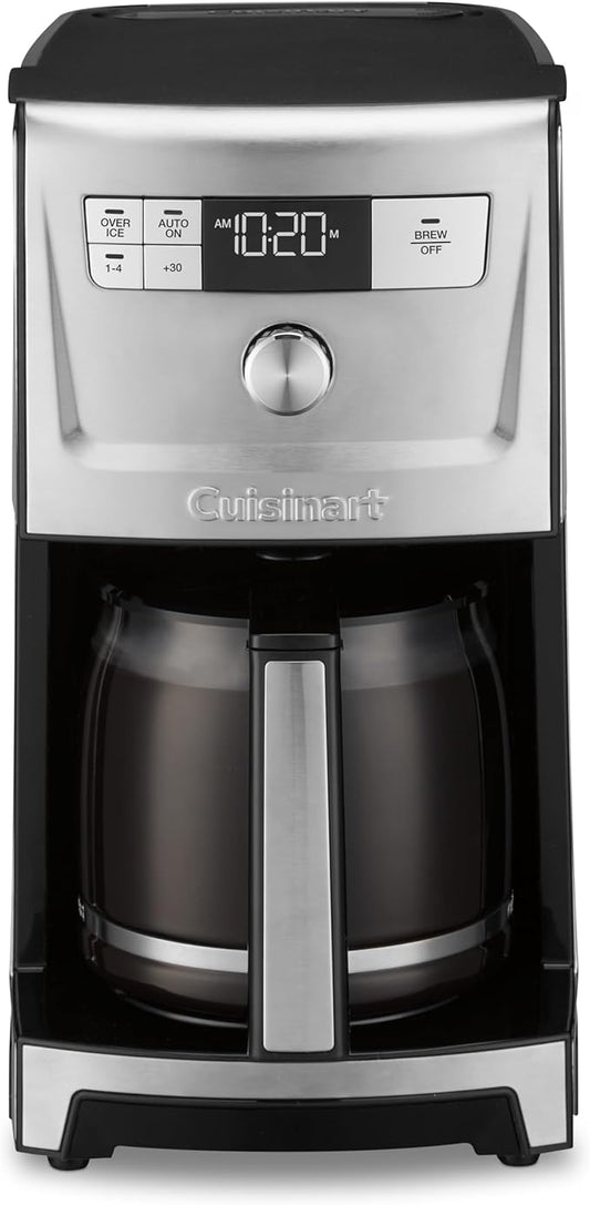Cuisinart Coffee Maker, 14-Cup PerfecTemp Programmable Coffee Machine Glass Carafe with 1-4 Cup Setting, Brew Strength Control, Brew Pause, and Over Ice Function, Stainless Steel, DCC-3500SS