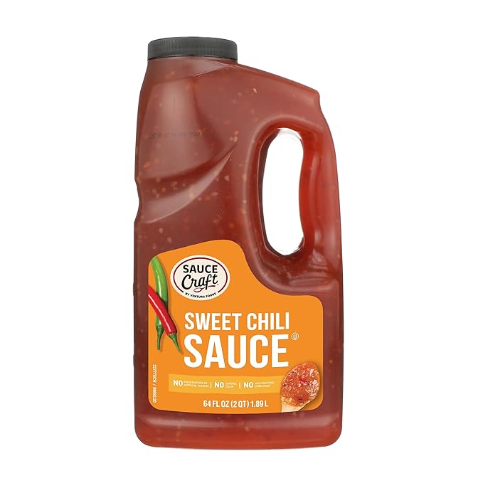 Ventura Foods LLC Sauce Craft Sweet Chili, Versatile, Globally Inspired Food Service Dipping Sauce Elevates Your Menu with Sweet Heat and Trend-Forward Flavor, 0.5 Gallon