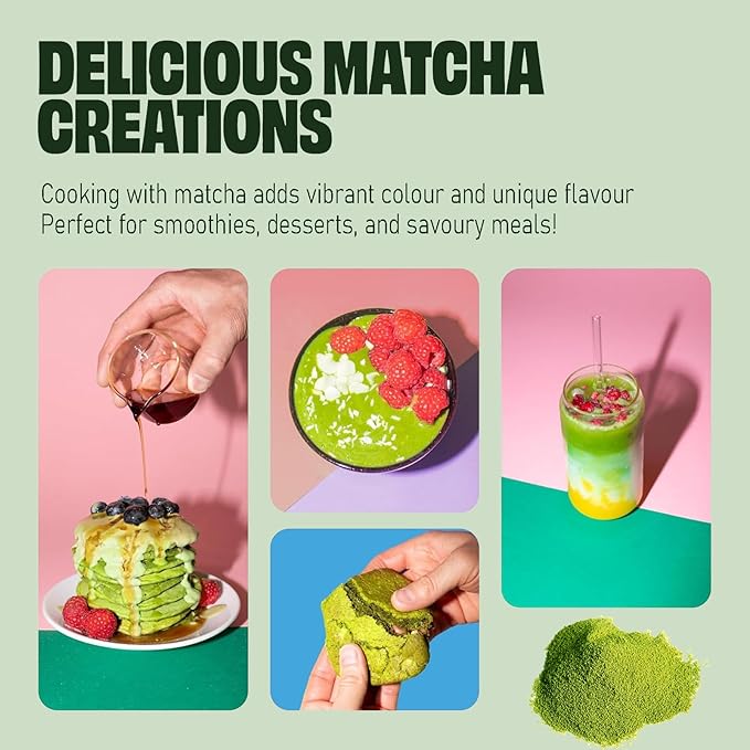 Ceremonial Grade Matcha Powder, Premium First Harvest Green Tea Powder – 100% Pure Matcha Tea, Vegan, Gluten-Free, Sugar-Free with No Additives (30g/1.06oz)