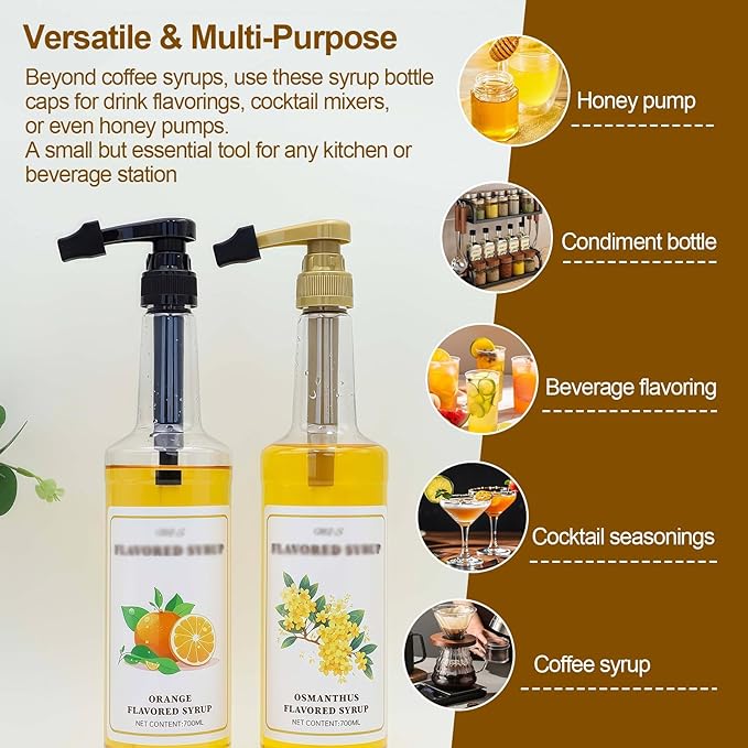 15 Pcs Coffee Syrup Pump Tip Covers Black Rubber Seal Caps for Coffee Syrup Bottles Fits Most Pump Tips, Keep Sugar Condiments Olive Clean Preserved for Barista, Café, Home Use