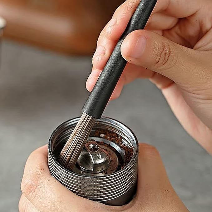 Coffee Grinder Cleaning Brush Coffee Brush Coffee Grinder Brush Cleaner with Wood Handle and Bristles Dusting Espresso Machine Brush Tool Barista Brush for Barista Home Kitchen