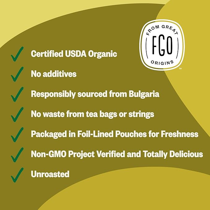 FGO Organic Dandelion Root, Cut and Sifted Loose Tea, 4 Ounce Resealable Bag, Packaging May Vary (Pack of 1)