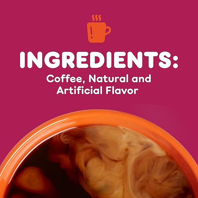 Dunkin' Candy'd Almond Flavored Dark Roast Ground Coffee, 11 Ounce (Pack of 6)