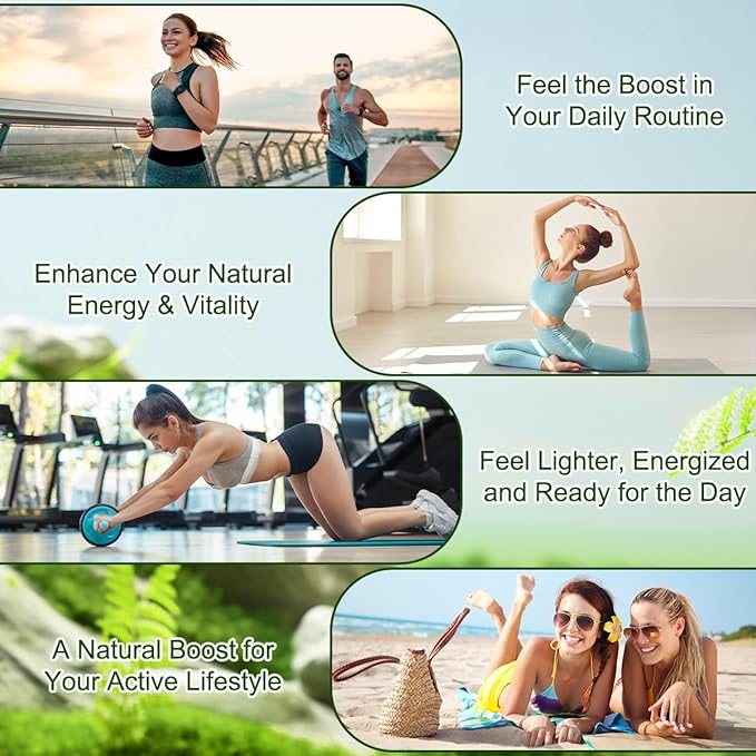 Premium Green Coffee Bean Extract Powder - Gluten-Free Green Coffee Bean Extract Supplements with 10 Natural Health Blends, Instant Coffee, 180g (18 Sachets)