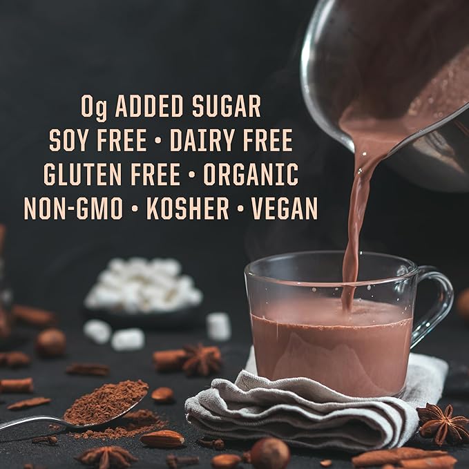 Pure Cacao Powder Organic Unsweetened & Raw | Premium USDA Organic Cacao Powder for Baking Smoothies and Hot Chocolate | Non-Alkalized No Added Sugar Non-GMO Gluten Free Vegan & Kosher (225g)