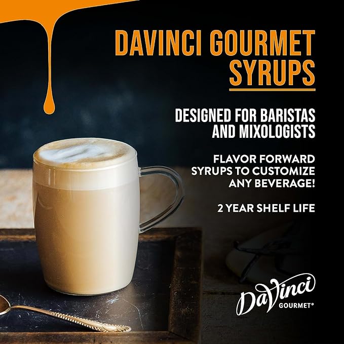 DaVinci Gourmet Classic Caramel Pecan Syrup, 25.4 Fluid Ounces (Pack of 1)