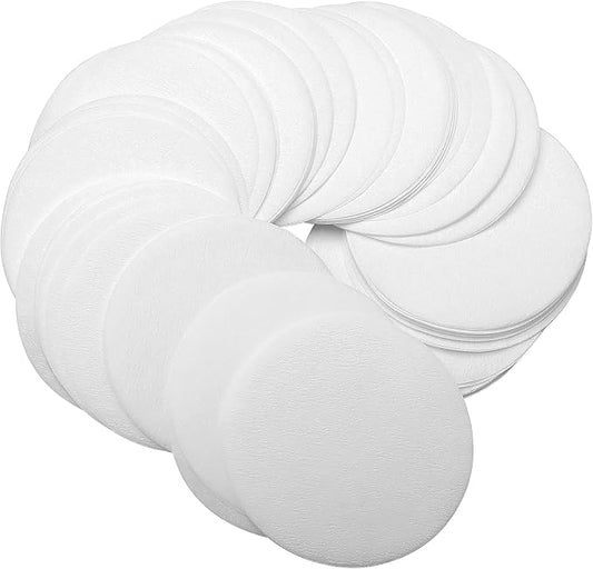 Normcore 51mm Espresso Paper Filters - Replacement Filter Packs - Paper Coffee Filter with Metal Storage Box Compatible with 51mm Portafilters Baskets - 200 Sheets