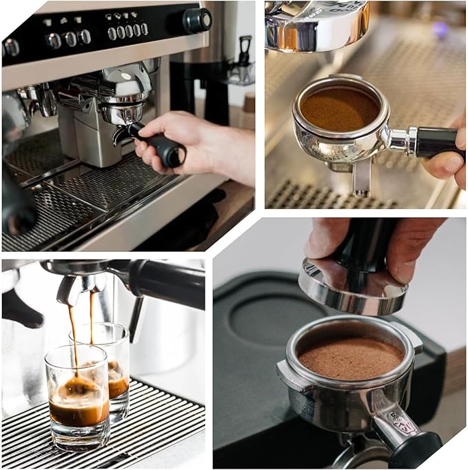 2 Pack 51mm Espresso Puck Screen, 1.7mm Thickness 150μm Reusable Espresso Screen 316 Stainless Steel, Compatible with Espresso Machine Espresso, 51mm Portafilter Filter Basket