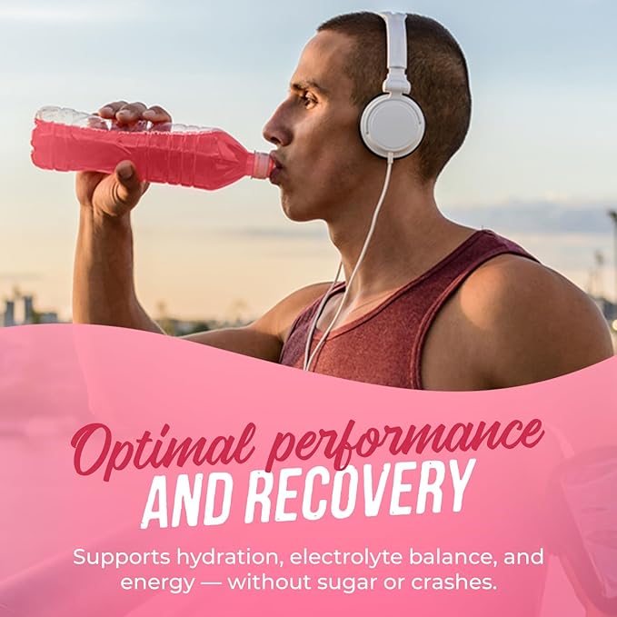 JUNP Sugar Free Electrolytes Powder Packets for Water Instant Hydration Packets with Salt & Potassium, Zero Calorie, No Carbs No Sugar Electrolyte Drink Mix Sticks, Keto Friendly, Wild Berry 20 Pack