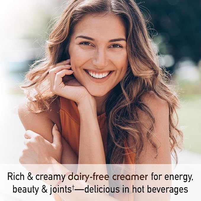 Garden of Life Grass Fed Collagen Creamer Powder - Chocolate, 12 Servings, Powder for Coffee Energy Beauty Joints, Collagen Peptides with Coconut MCTs, Keto Protein Supplements