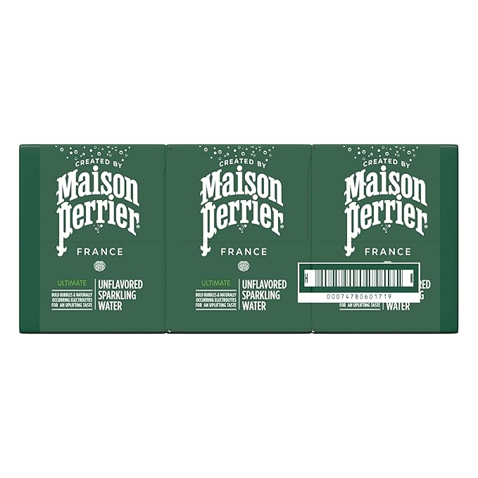 Maison Perrier Ultimate Sparkling Water, 11.15 Fl Oz Cans, 8 Count, 3 Pack