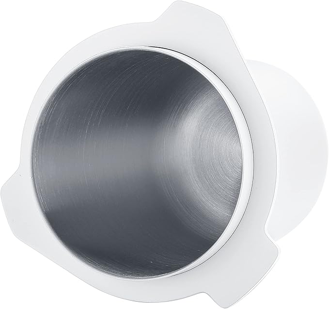 Normcore 53.3mm Portafilter Dosing Cup - 304 Stainless Steel - Non-stick coating White - Fits Breville Sage Solis Barista Express and 54mm Breville Machines