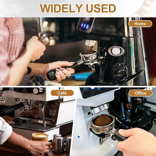 uxcell 58 mm Espresso Coffee Dosing Cup, Espresso Machine Accessories Cup for Home Commercial Precision Control Coffee Machine Grinder, Yellow