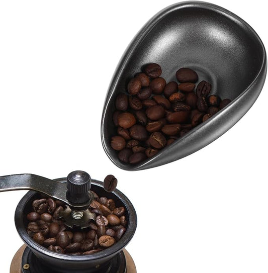 Coffee Bean Dosing Cup Ceramic Single Dosing Tray Espresso Bean Weighing Bowls Dose Coffee Measuring Container Tea Storage Tray for Beans Loose Leaf Tea Dose Vessel
