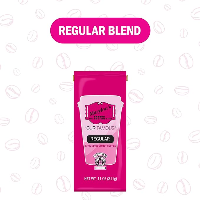 Marylou’s Coffee – Regular Blend – Ground Gourmet Coffee – 11 oz