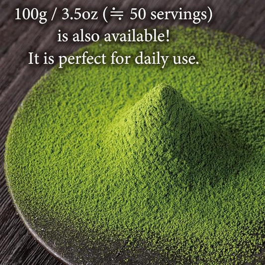 ORGANIC CEREMONIAL Matcha Green Tea Powder from Kagoshima JAPAN | Japanese Tea KIMIKURA | Matcha KIMIKURA (100g/3.5oz 1pack)
