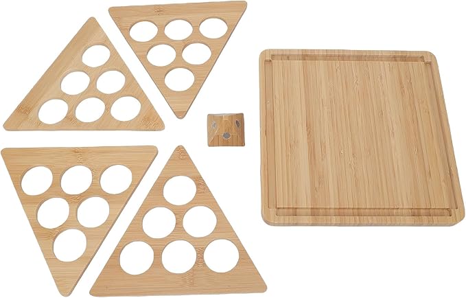 Sanpyl Coffee Pod Holder, Countertop Wood Coffee Capsule Organizer Storage Rack for 24 Pods