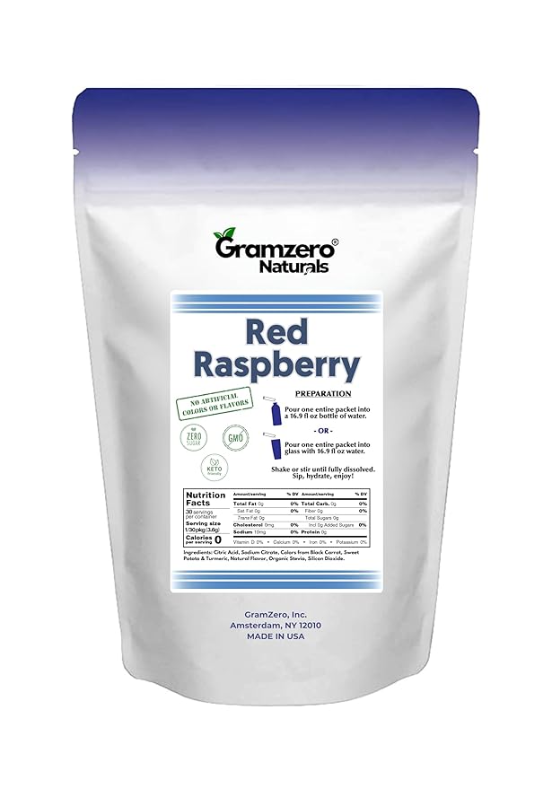 Drink Mix - 2GO (All NATURAL Red Raspberry)