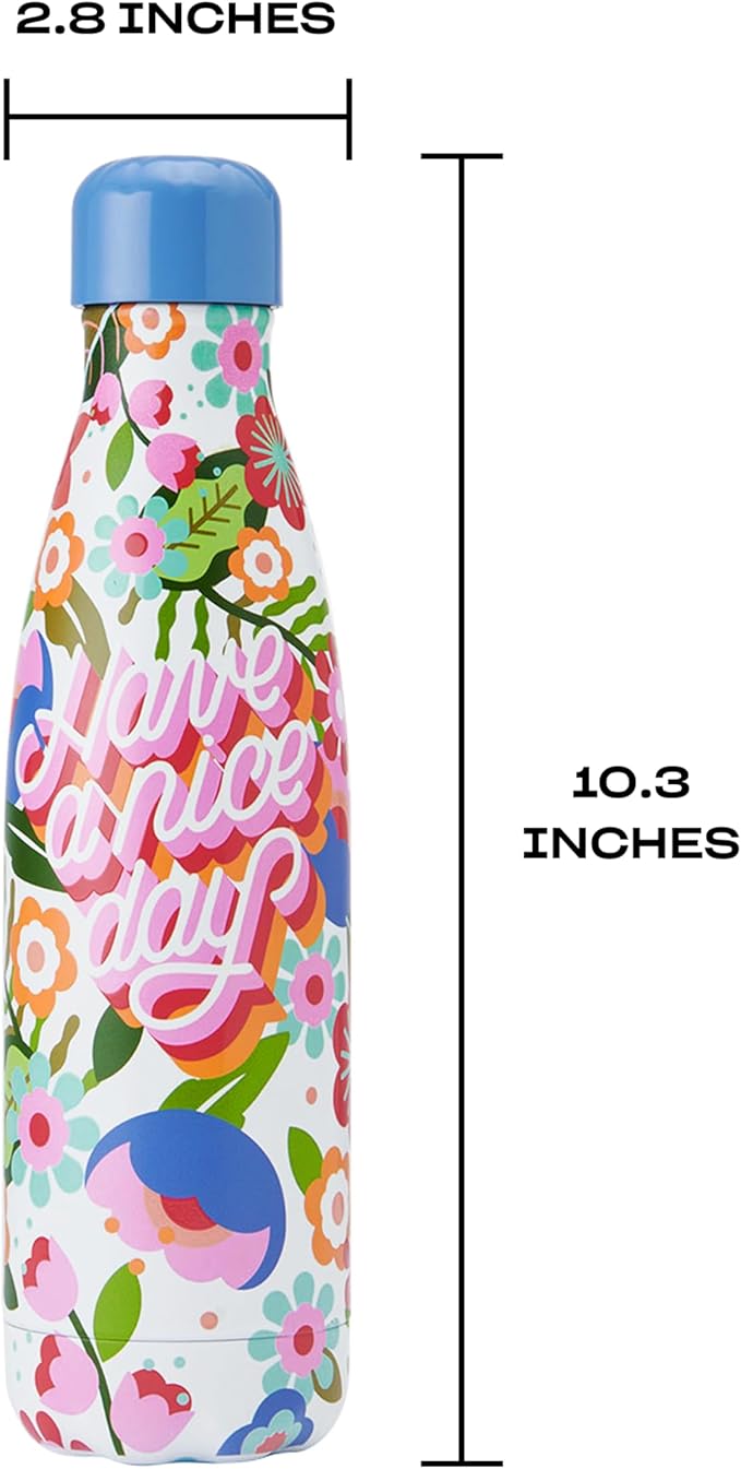 S'well Stainless Steel Water Bottle, Steffi Lynn x S'well, Triple Layered Vacuum Insulated Containers Keeps Drinks Cold for 36 Hours and Hot for 18, BPA Free, Perfect for On the Go, 17 Ounce