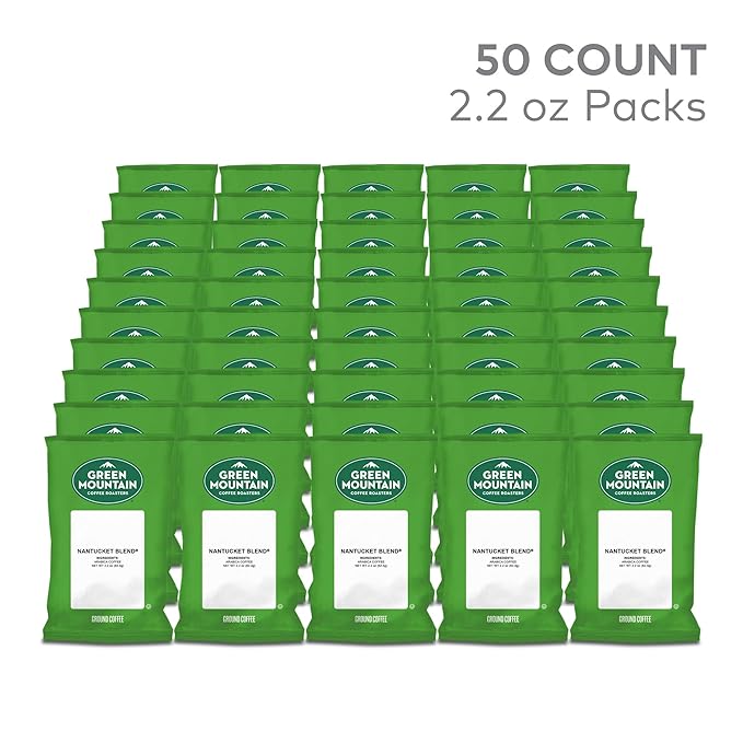 Green Mountain Coffee Roasters Nantucket Blend, Keurig Fractional Packs, 50 Count, 2.2 oz