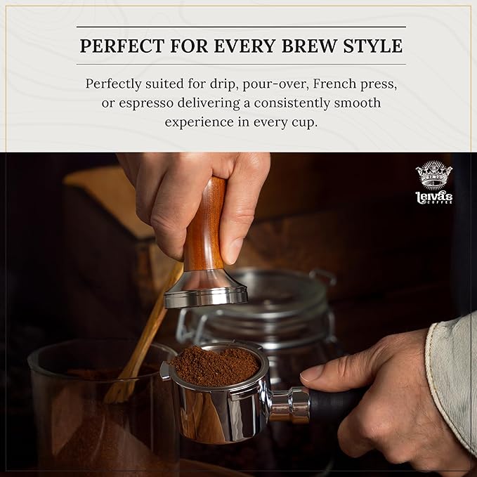 LEIVA'S COFFEE - Ground Decaf - Serra Negra - Sugar Cane Process - Single-Origin Guatemalan - Smooth & Rich Flavor - 8oz