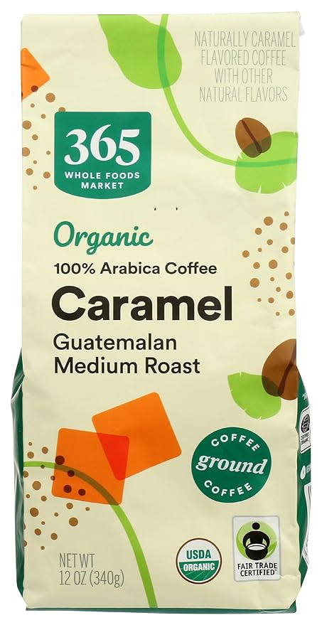 365 by Whole Foods Market, Organic Caramel Ground Coffee, 12 Ounce