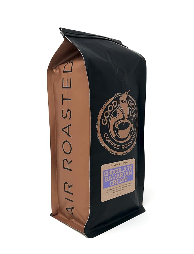 Good As Gold Bavarian Cream Coffee Beans, Flavored Coffee, 12 Oz