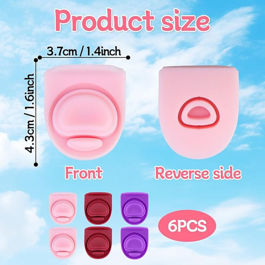 6 Pcs Replacement Seal Stopper Compatible with Owala FreeSip 16oz 32oz,Bottle Top Gasket Lid for Owala 16/19/24/32/40oz Seal Mouth Cap Silicone Stopper Parts Insert Accessories（3 colors 6）