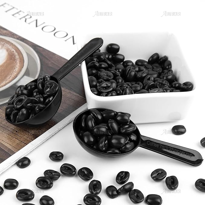 AUEAR, 24 Pack Plastic Coffee Tablespoon Measuring Scoop for Fruit Powder Seed Spices