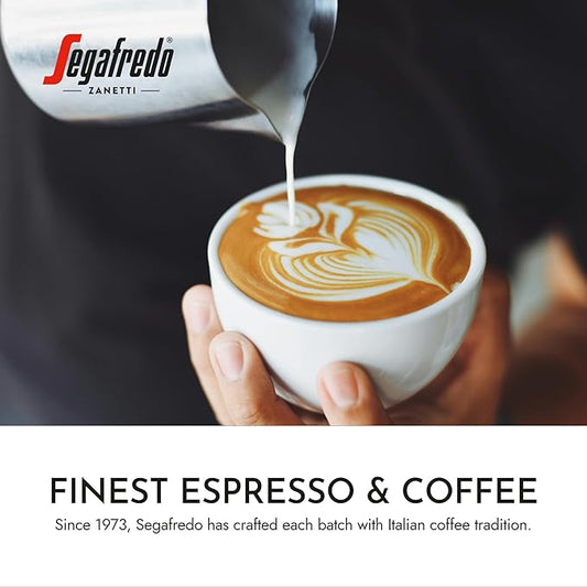 Segafredo Zanetti Ground Coffee – Made with Arabica Coffee – Medium Roast, Balanced with Smooth Acidity – Colombian & Brazilian Blend – Vivacious Medium Body – Vivace, 10oz Bag, Pack of 6
