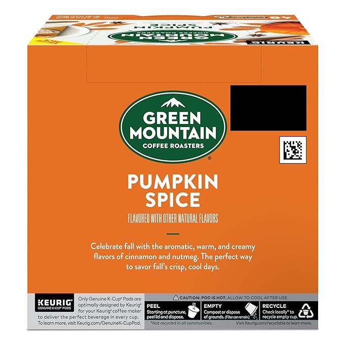Green Mountain Coffee Roasters Pumpkin Spice Coffee, Keurig Single Serve K-Cup Pods, 48 Count
