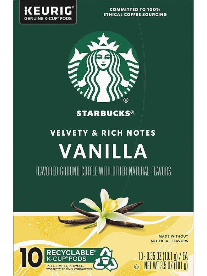 Starbucks Vanilla Coffee Keurig K-Cups, 160 Count