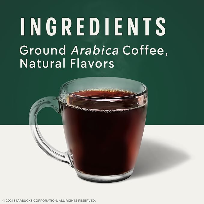 Starbucks K-Cup Coffee Pods, Flavored Hot or Iced Coffee, Maple Pecan, 60 Keurig Pods
