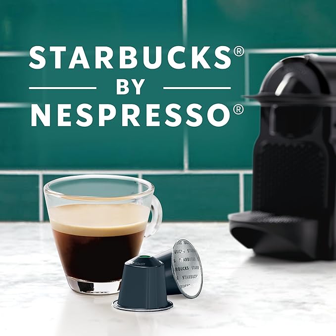 Starbucks by Nespresso Original Line, Decaf Espresso, Dark Roast, 50-count Espresso Pods