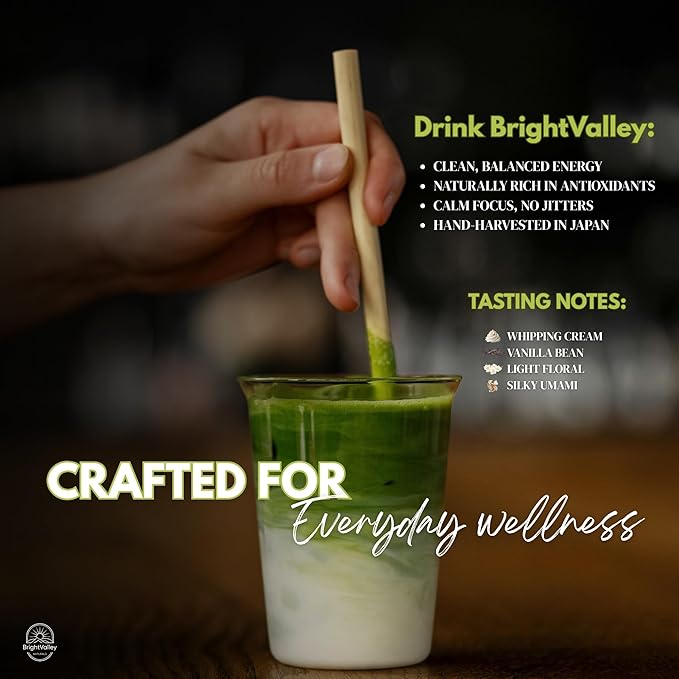 Ceremonial Grade Premium Matcha Powder Kakitsubata – Premium First-Harvest 100% Japanese Matcha Powder,Green Tea, Ultra-Vibrant Color, Stone-Ground, Elite Flavor & Clean Energy, Small-Farm Harvest – 2 oz - By BrightValley Naturals