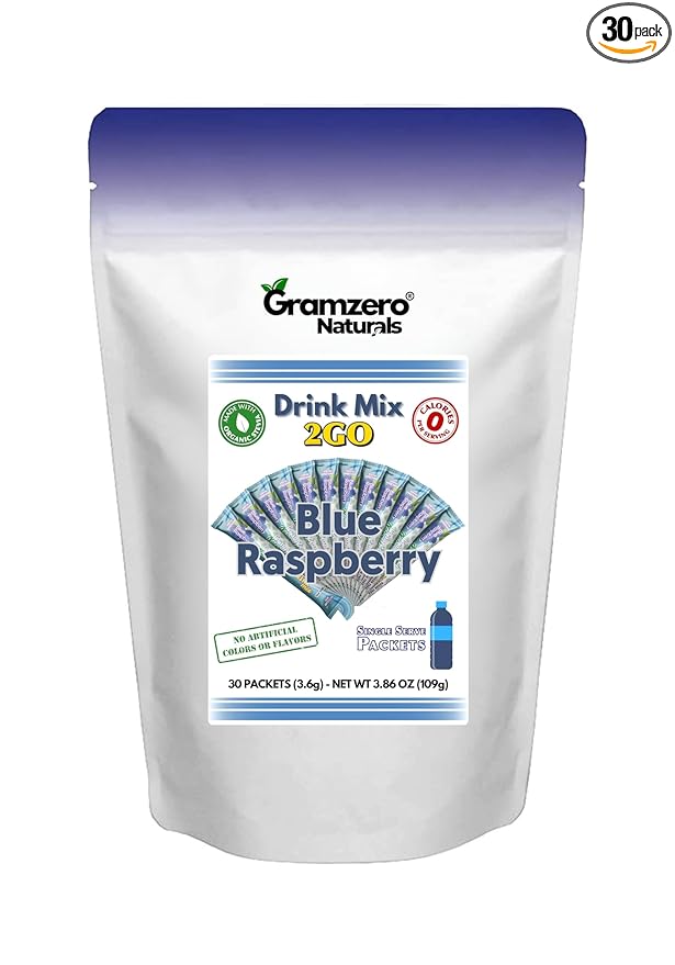 Drink Mix - 2GO (All NATURAL Blue Raspberry)