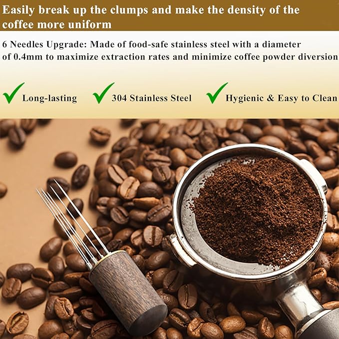 51mm Tamper Espresso Accessories Kit: Espresso Tamper Set, Coffee Tamper Set Barista Tools Coffee Tools | Espresso Kit Fits Espresso Machines of 51mm Portafilters, Tested by Professional Baristas