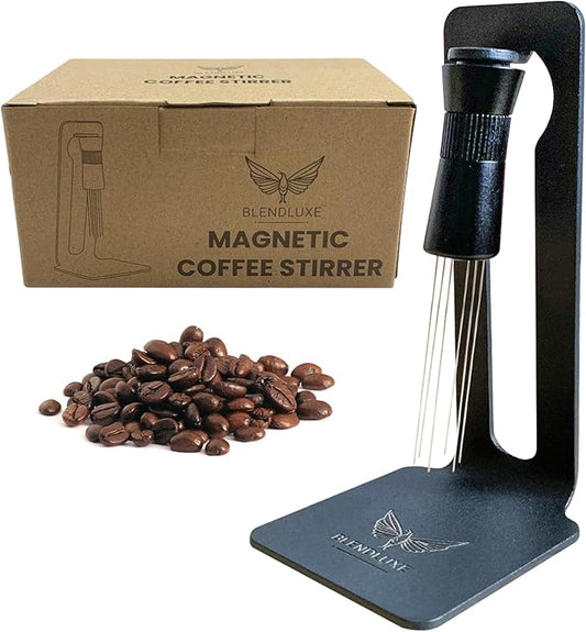 Wdt Espresso Distribution Tool, Anodized Aluminum Interchangeable Needles with Robust Handle, Even Distribution for Consistent Brewing, Suitable to Use in Kitchen, Cafe, Parties and Ceremonies
