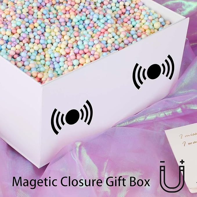 White Gift Boxes 16 Pack,Collapsible Gift Box with Lid Magnetic Closure,Packaging for Small Business, Parties, Boutiques, Bridesmaid Wedding, Jewelry store, Apparel, Retail Bulk 10x10x5 inch